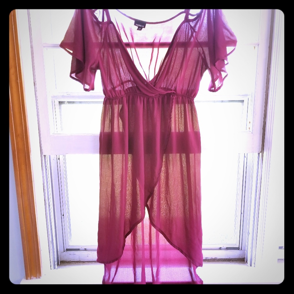 Torrid Hi-Low Empire-Waist Tunic